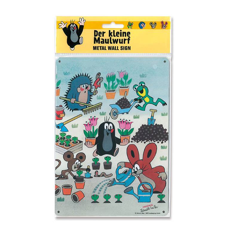 Logoshirt Der kleine Maulwurf - Garten - Blechschild A5 Bis zu 55% Rabatt