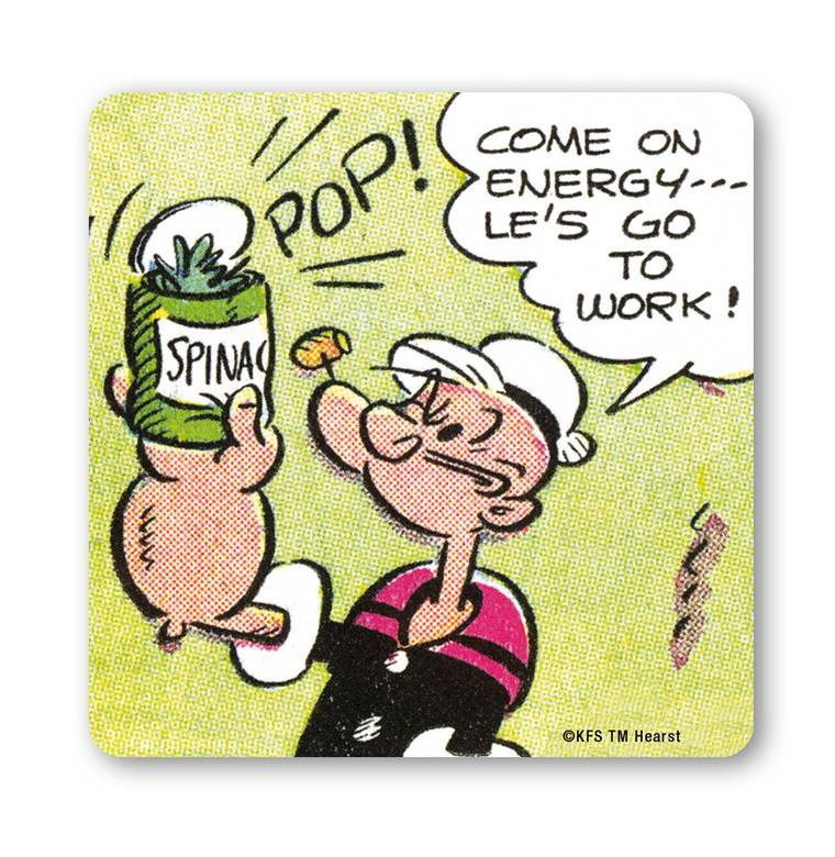 Logoshirt Popeye der Seemann - Come On Energy - Untersetzer Rabatte dieses Monats