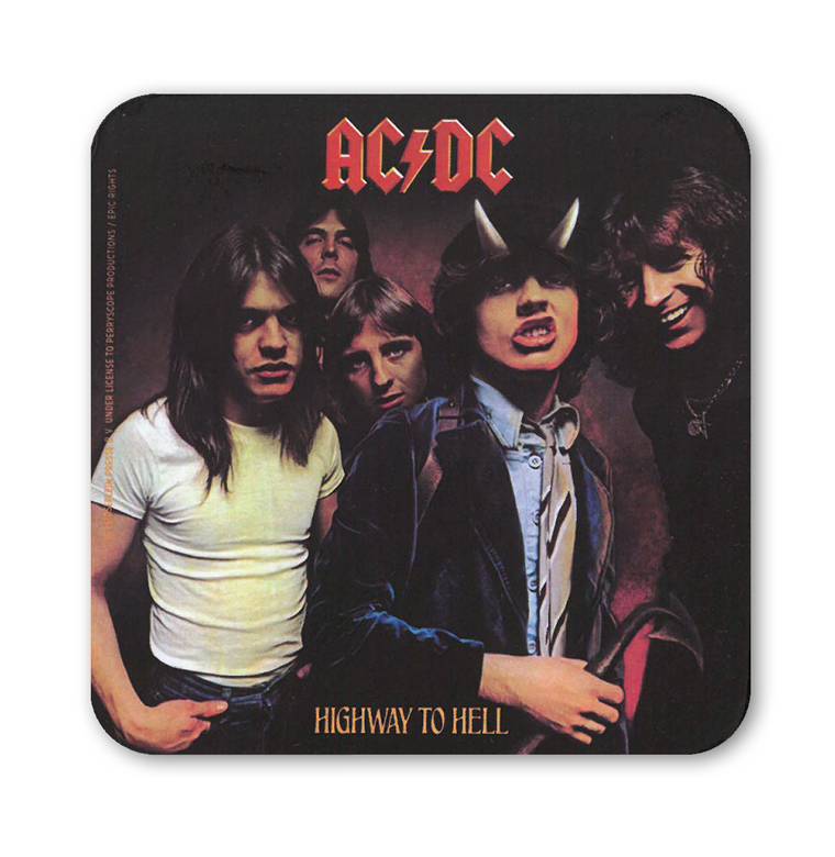 Logoshirt Untersetzer AC/DC - Highway To Hell - Rock Schlussverkauf