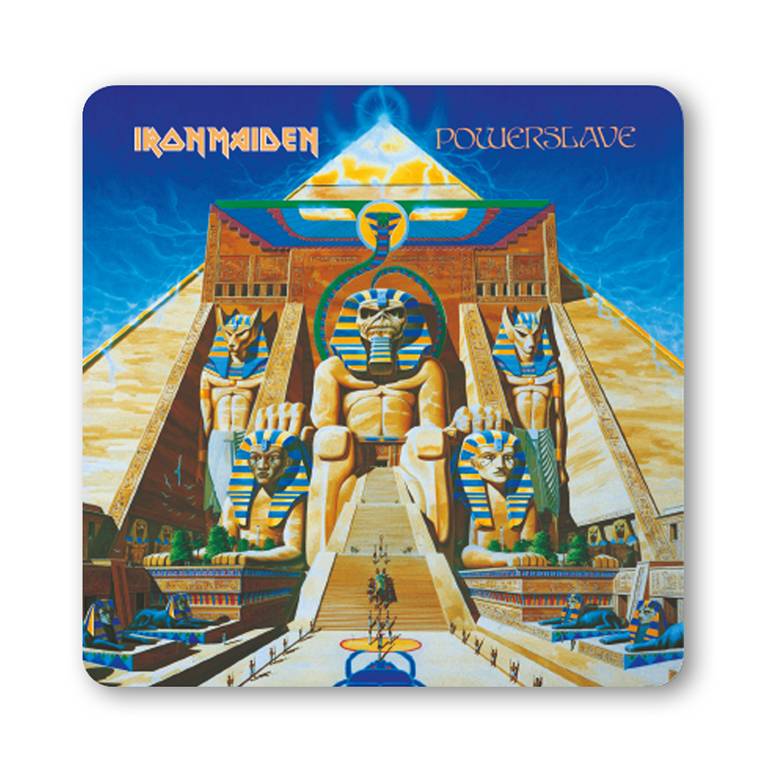 Logoshirt Untersetzer Iron Maiden - Powerslave Fabrikpreis