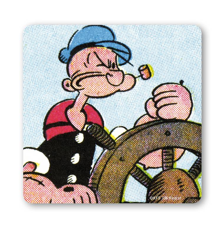Logoshirt Der Seemann - Popeye & Olivia - 6er Set - Untersetzer Black Friday