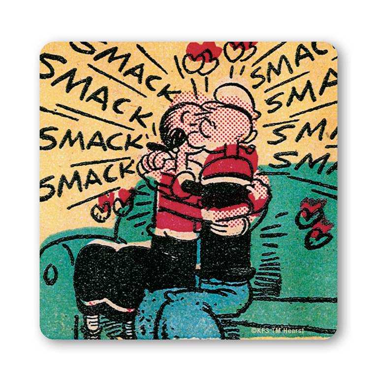 Logoshirt Der Seemann - Popeye & Olivia - 6er Set - Untersetzer Black Friday