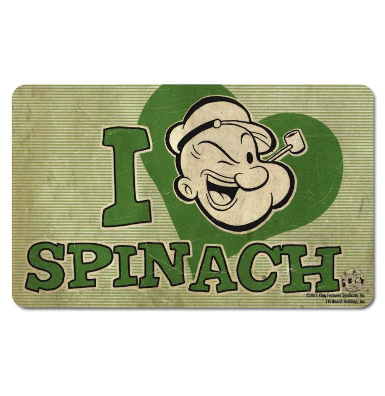 Logoshirt Popeye der Seemann - 4er Set - Frühstücksbrettchen Valentinstagsangebot
