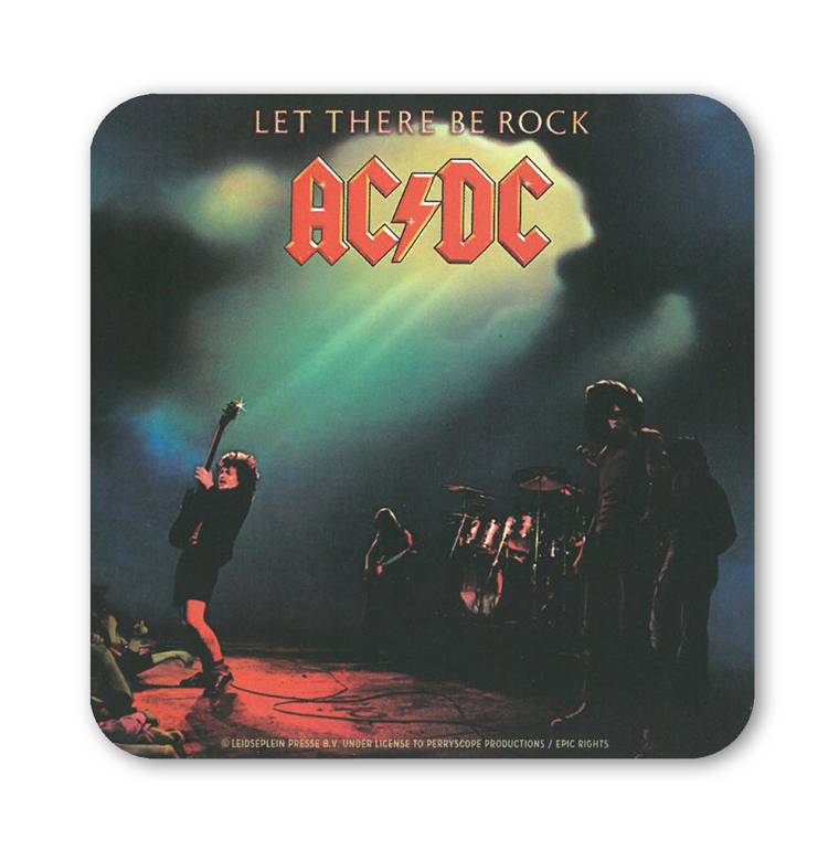 Logoshirt Untersetzer AC/DC - Let There Be Rock Zeitlich begrenztes Angebot