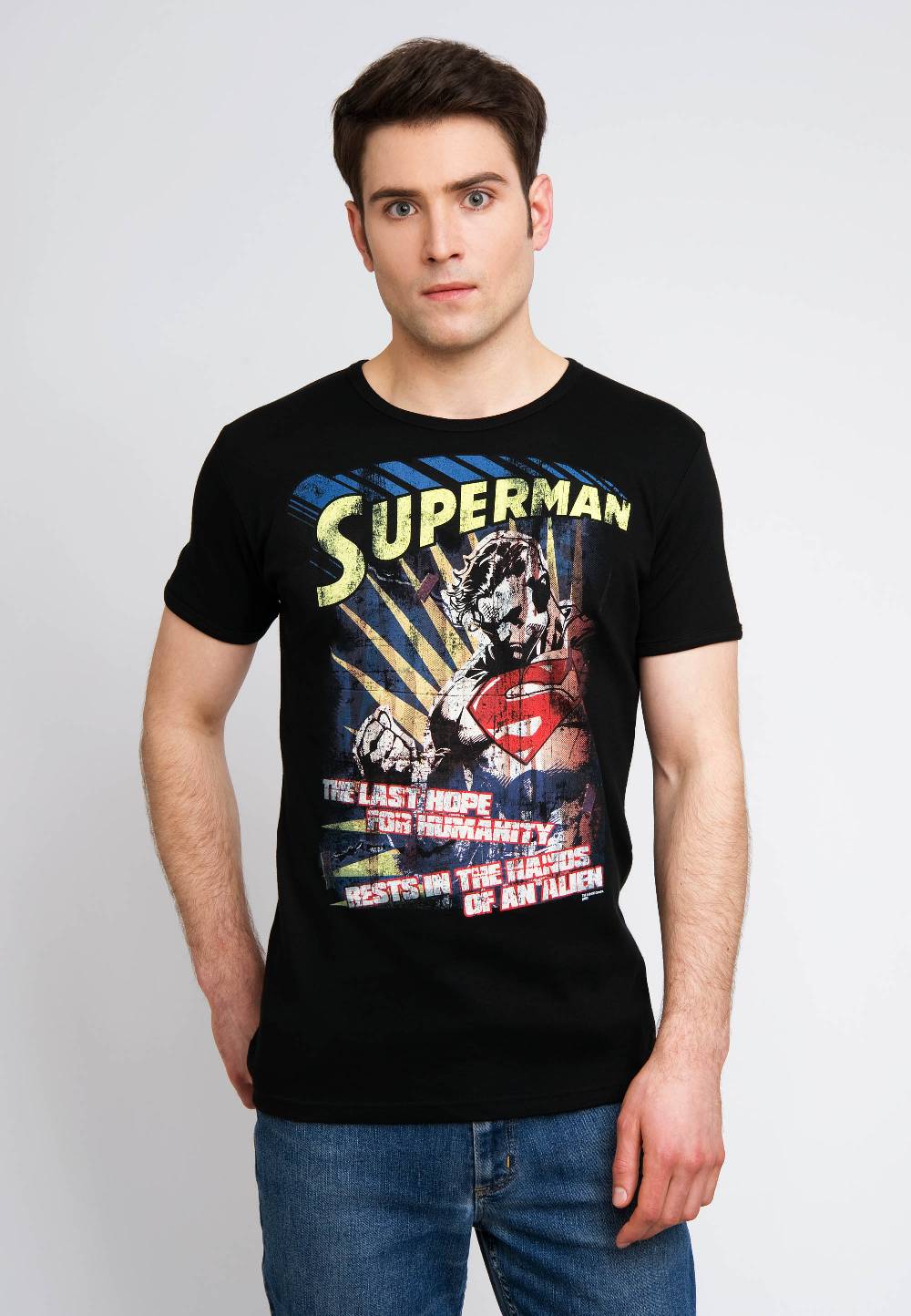 Logoshirt Superman - Letzte Hoffnung - DC Comics - T-Shirt Print - Herren Tägliche Deals