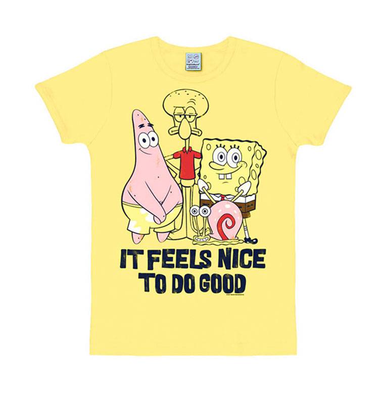 Logoshirt Spongebob - It Feels Nice - T-Shirt Print - Herren Tiefpreis