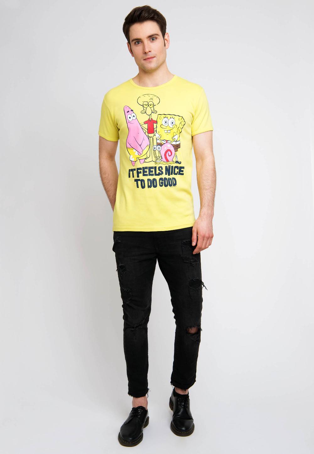 Logoshirt Spongebob - It Feels Nice - T-Shirt Print - Herren Tiefpreis