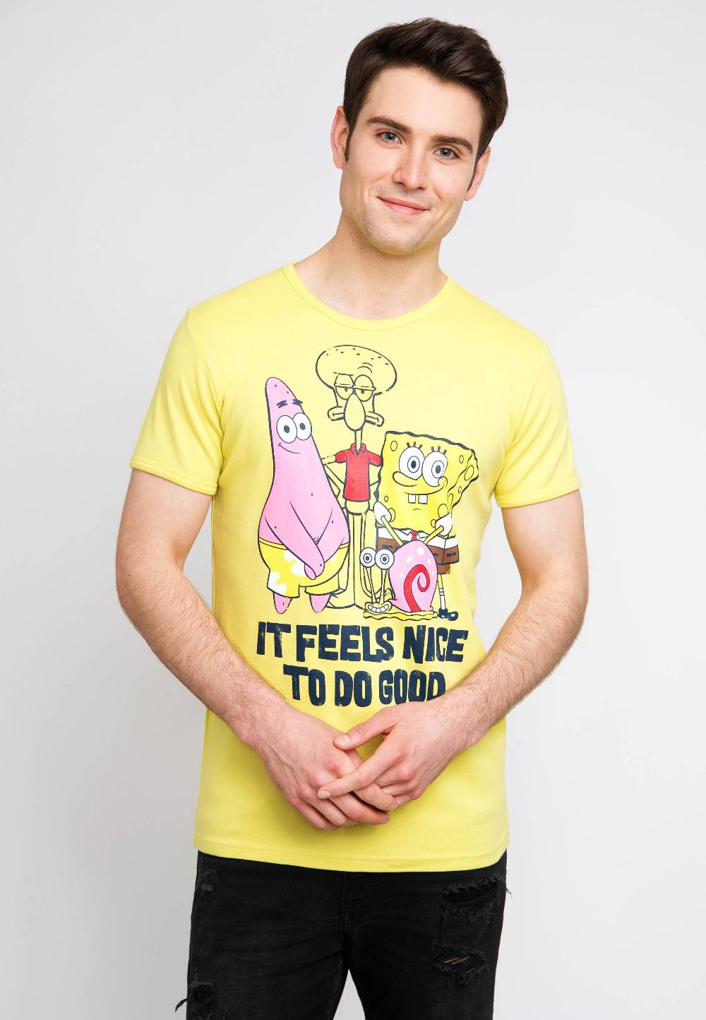 Logoshirt Spongebob - It Feels Nice - T-Shirt Print - Herren Tiefpreis