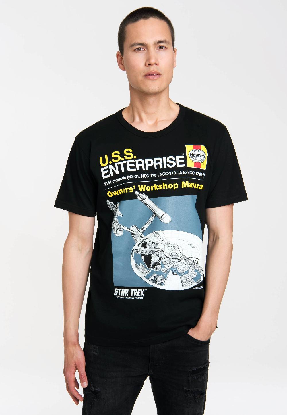 Logoshirt Star Trek - USS Enterprise - Haynes Workshop Manual - T-Shirt Print - Herren Bis zu 65% Rabatt