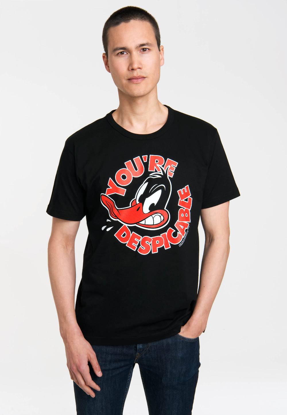 Logoshirt Looney Tunes - Daffy Duck - You're Despicable - T-Shirt Pint - Herren Nur noch ein Tag übrig