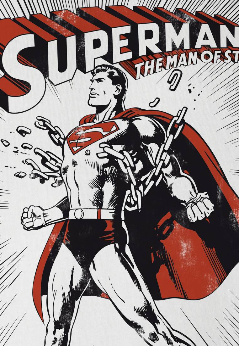 Logoshirt Superman - Kryptonite - DC Comics - T-Shirt Print Outlet