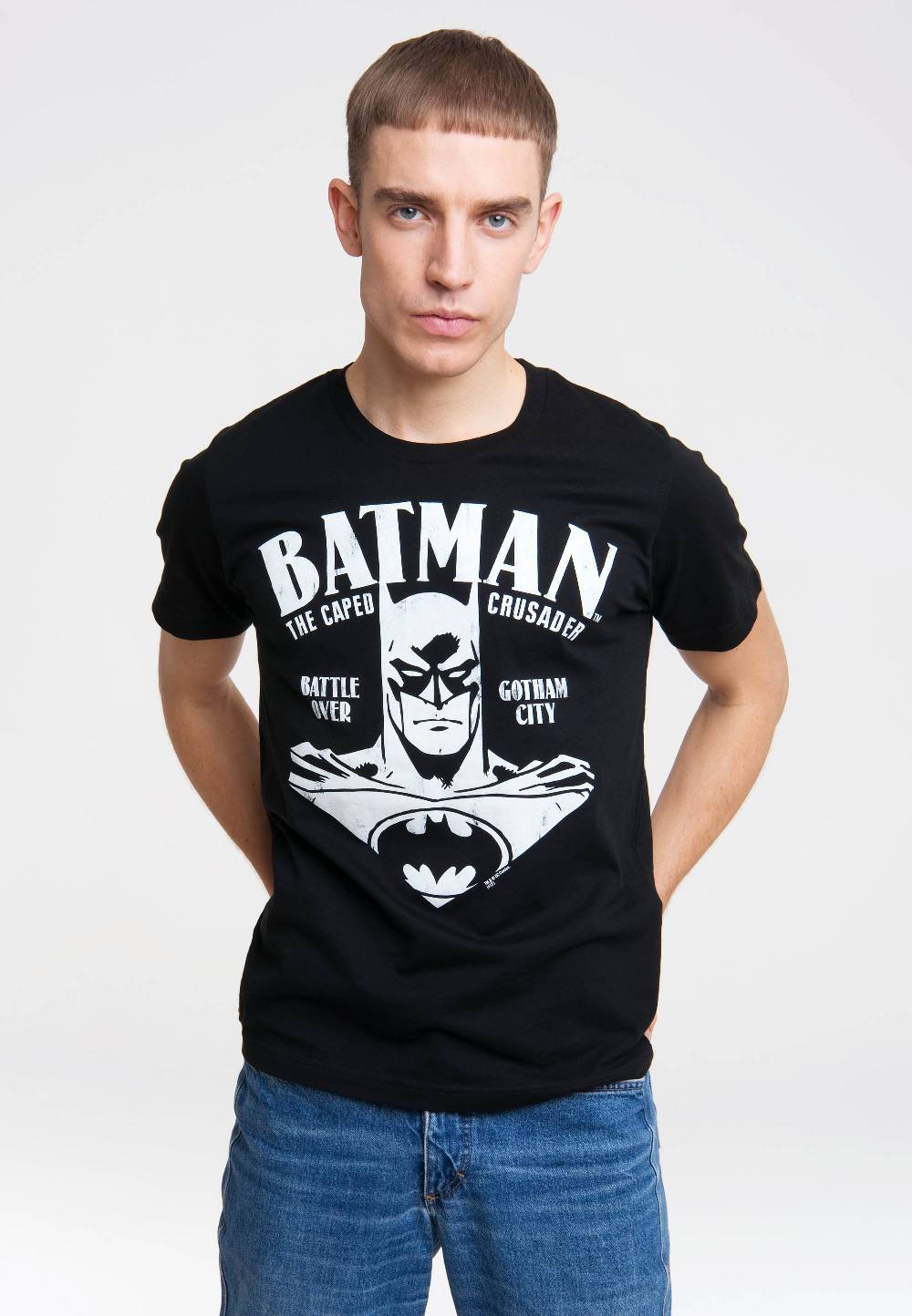 Logoshirt Batman - Portrait - DC Comics - T-Shirt Print Auslauf