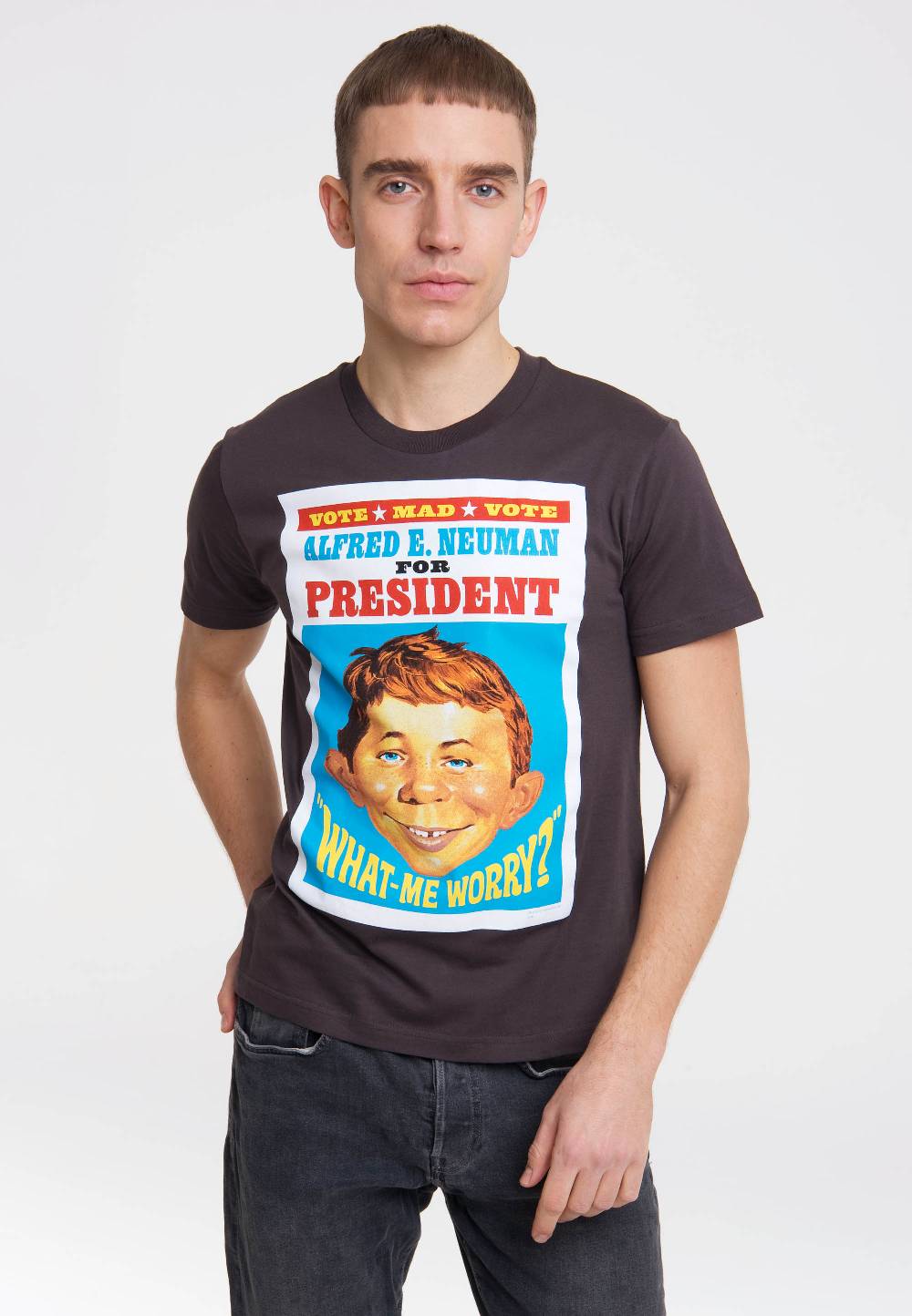 Logoshirt Mad Magazin - Alfred E. Neumann - For President - T-Shirt Print Hotsell