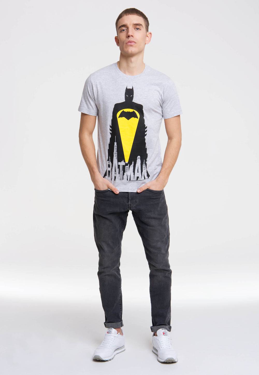 Logoshirt Batman - Gotham City - Skyline - DC Comics - T-Shirt Print Günstiger Verkauf