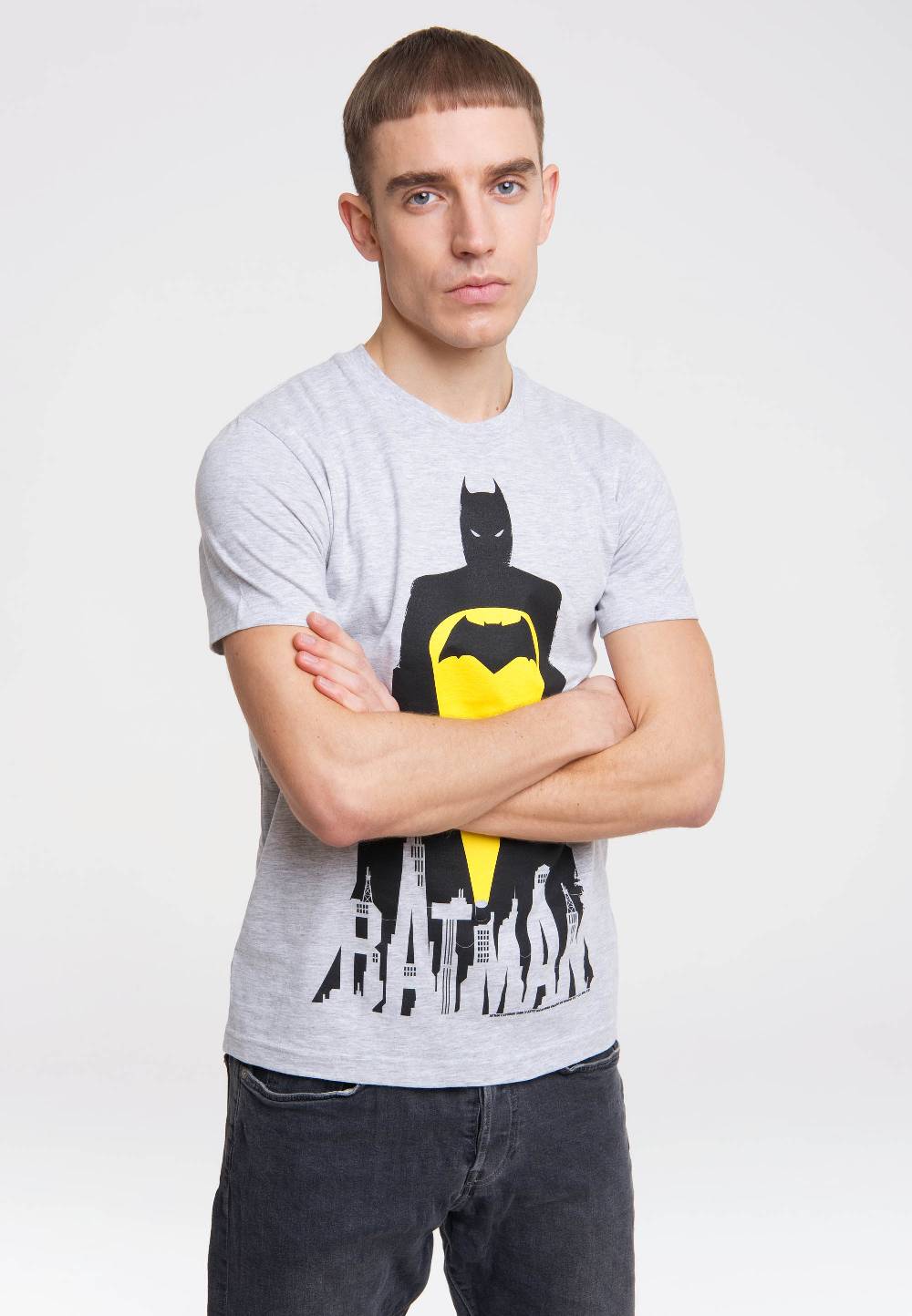 Logoshirt Batman - Gotham City - Skyline - DC Comics - T-Shirt Print Günstiger Verkauf