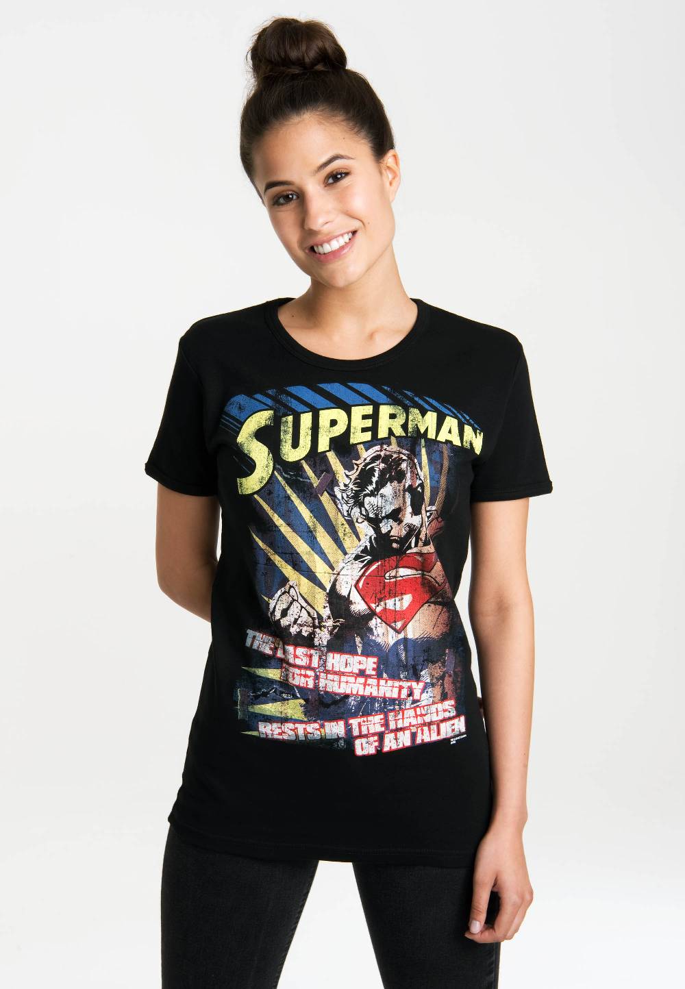 Logoshirt Superman - Letzte Hoffnung - DC Comics - T-Shirt Print - Damen Blitzverkäufe