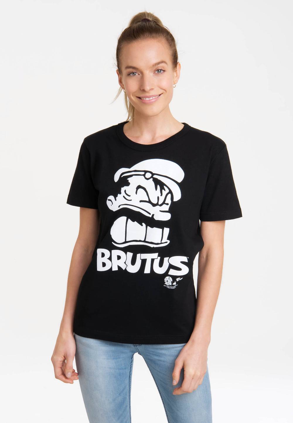 Logoshirt Popeye - Brutus - Portrait - T-Shirt Print - Damen Großer Ausverkauf