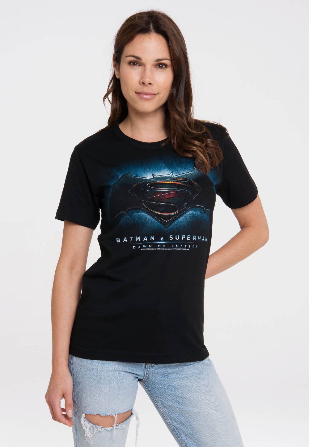Logoshirt Batman v Superman - Dawn Of Justice - DC Comics - T-Shirt Print - Damen Begrenztes Angebot