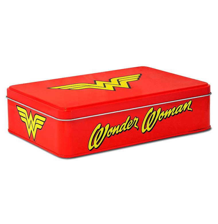 Logoshirt Wonder Woman - Logo - DC Comics - Blechdose mit abnehmbarem Deckel Exklusive Angebote
