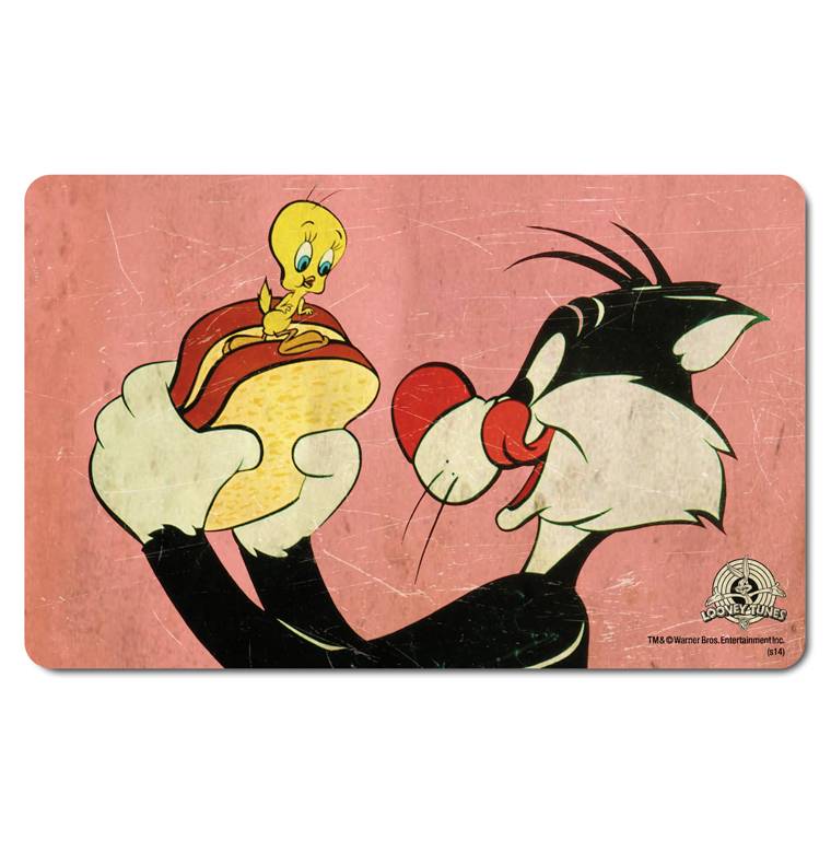 Logoshirt Looney Tunes - Tweety & Sylvester - 4er Set - Frühstücksbrettchen Vierteljährliche Förderung