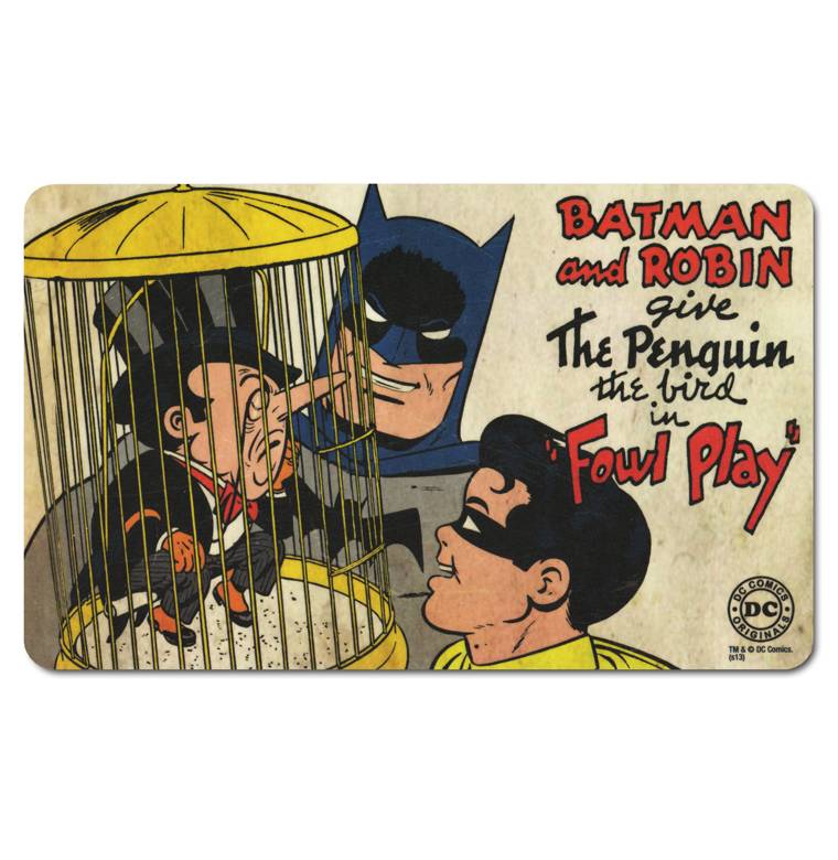 Logoshirt Batman Rettet Gotham City - DC Comics - 5er Set - Frühstücksbrettchen Nur noch ein Tag übrig