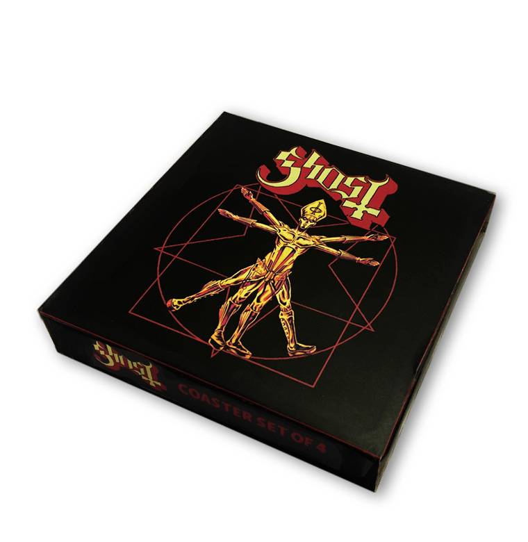 Logoshirt Ghost - Musik - 4er Set - Untersetzer Bis zu 60% Rabatt