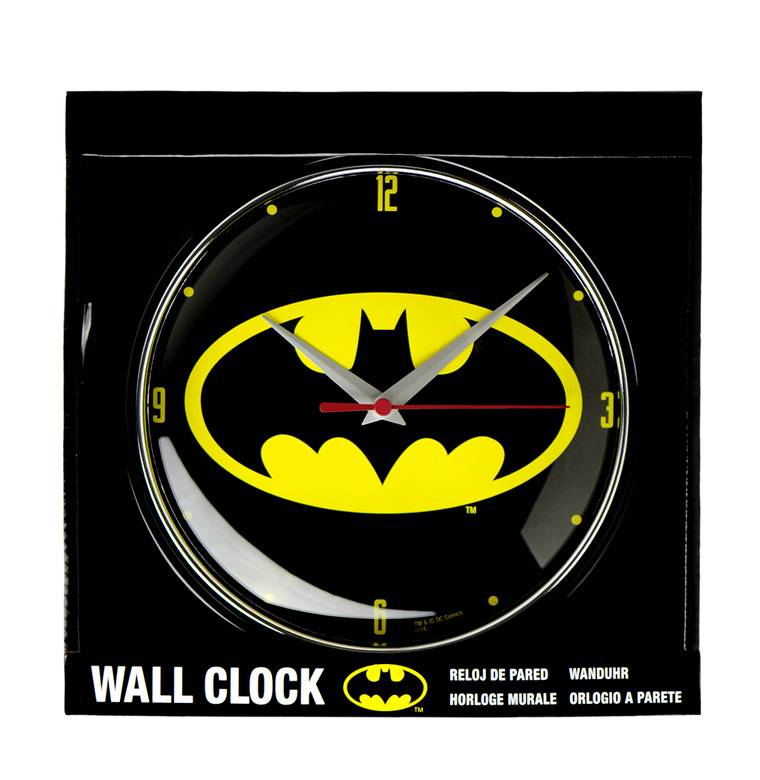 Logoshirt Batman - Logo - DC Comics - Retro - Wanduhr Nur für heute