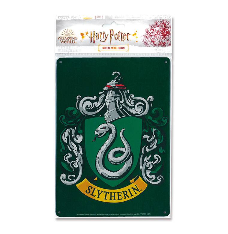 Logoshirt Harry Potter - Slytherin Logo - Schlange - Blechschild A5 Black Friday Preise