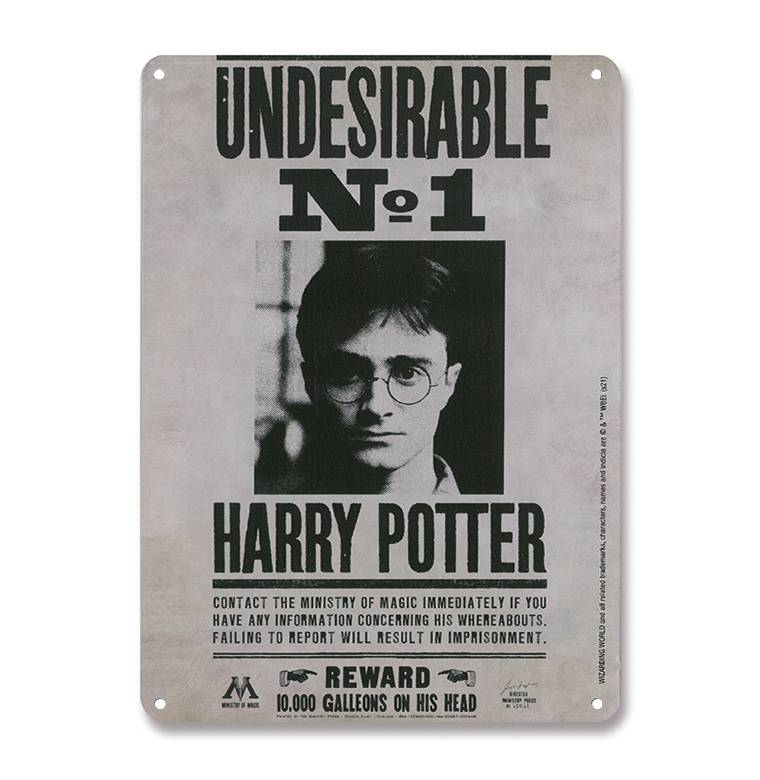 Logoshirt Harry Potter - Undesirable No. 1 - Blechschild A5 Outlet