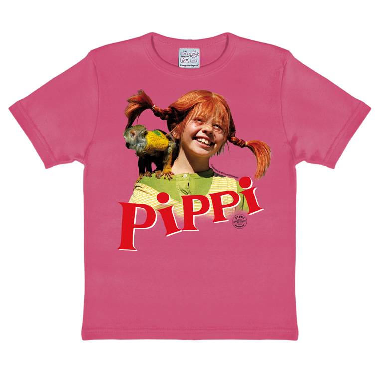 Logoshirt Pippi Langstrumpf & Herr Nilsson - T-Shirt Print - Kinder im Angebot