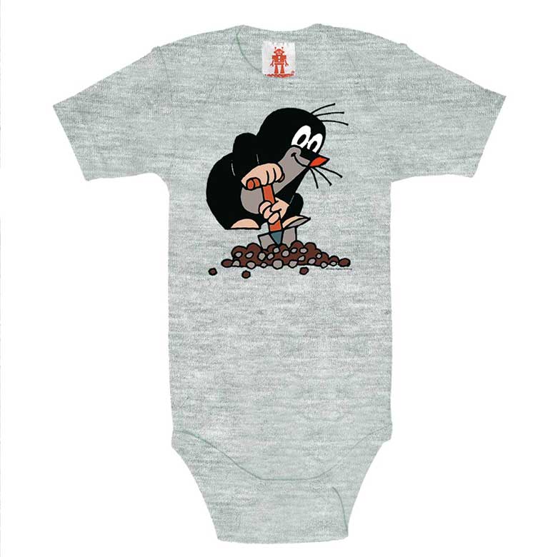 Logoshirt Der kleine Maulwurf - Hügel - Baby Body - Kurzarm Schlussverkauf