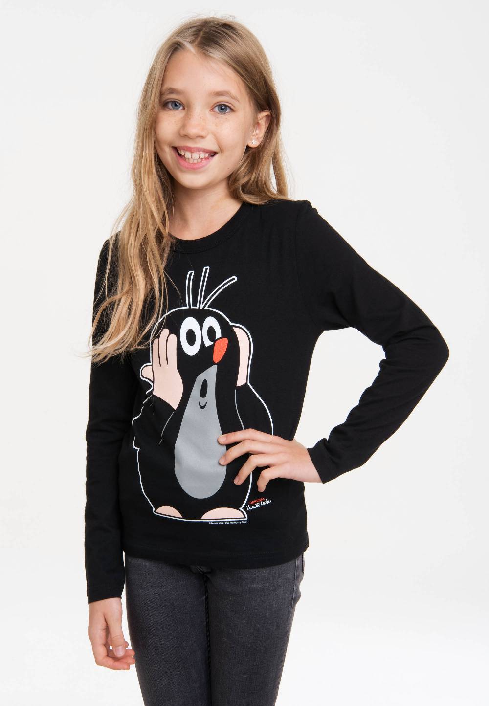 Logoshirt Der kleine Maulwurf - Oh Oh! - Langarmshirt - Print - Kinder Fabrikpreis