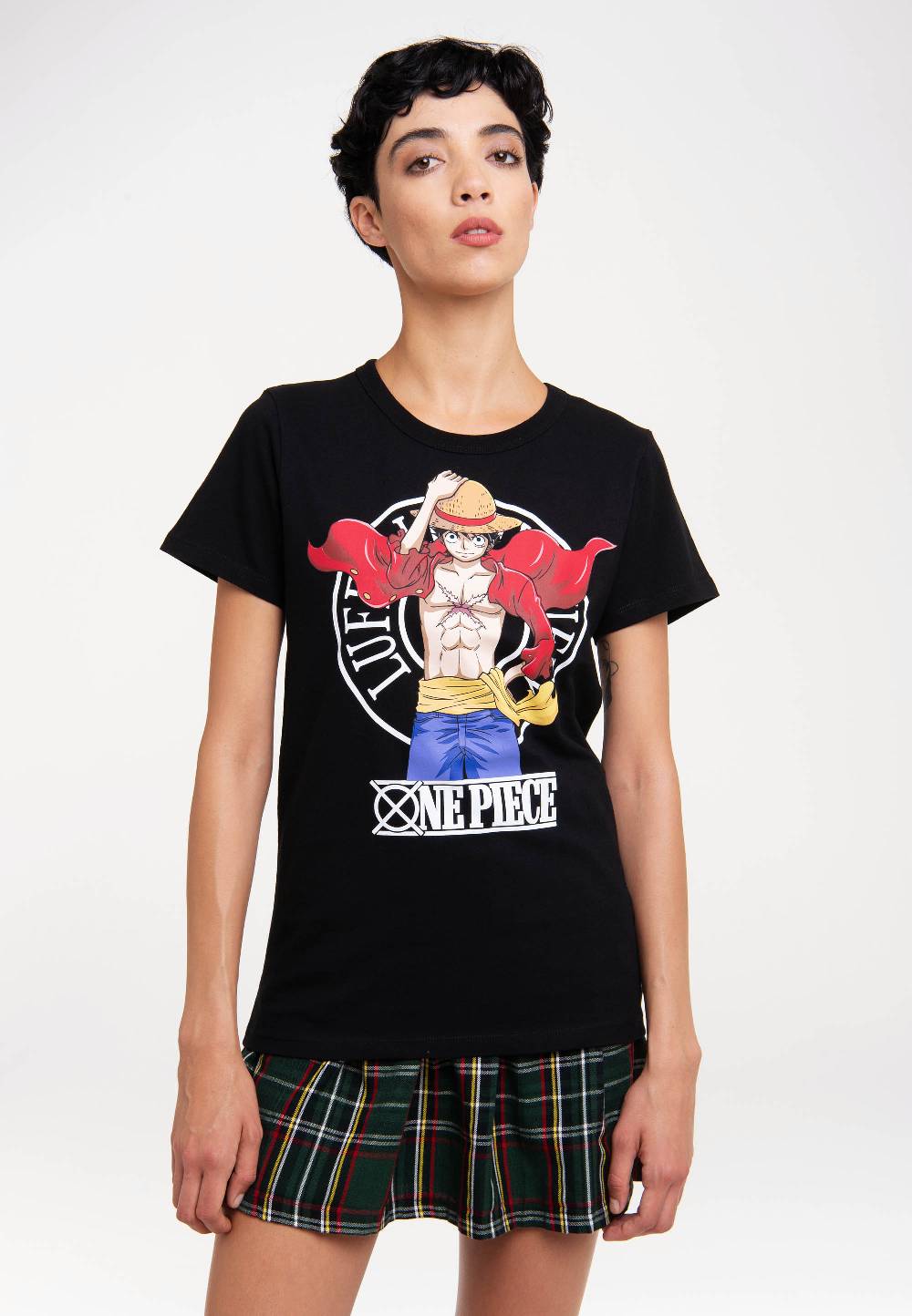 Logoshirt One Piece - Luffy New World - T-Shirt Print - Damen Exklusivangebot