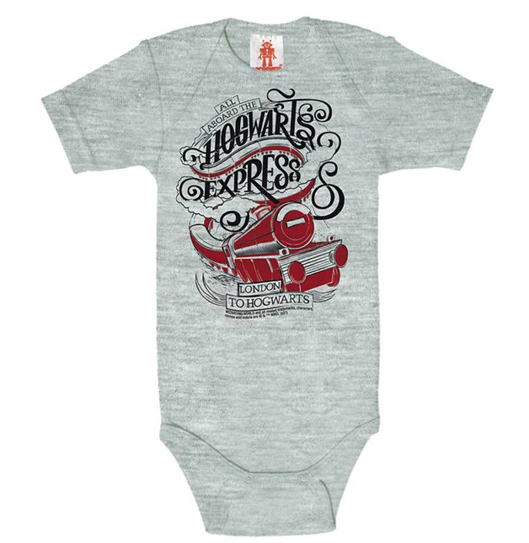 Logoshirt Harry Potter - Hogwarts Express - London To Hogwarts - Baby Body - Kurzarm Vatertagsangebot