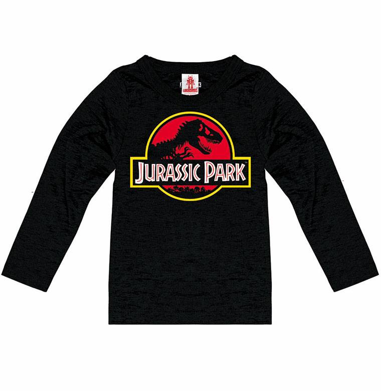 Logoshirt Jurassic Park - Logo - Langarmshirt Print - Kinder Top Angebot