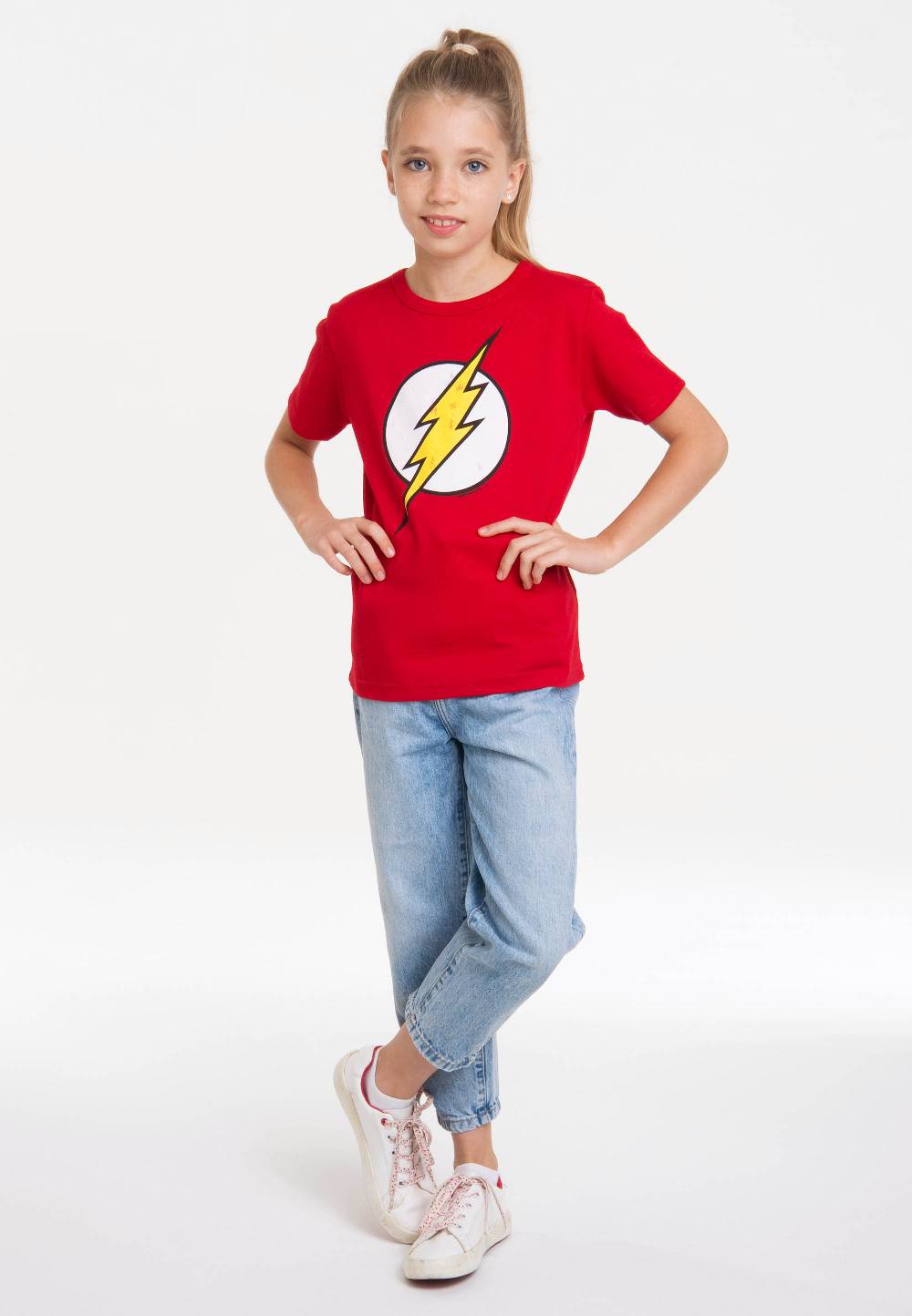 Logoshirt Flash - Logo - DC Comics - T-Shirt Print - Kinder JETZT KAUFEN