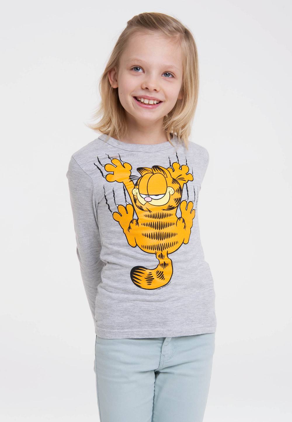 Logoshirt Garfield - Scratches - Langarmshirt Print - Kinder Neueste Stile