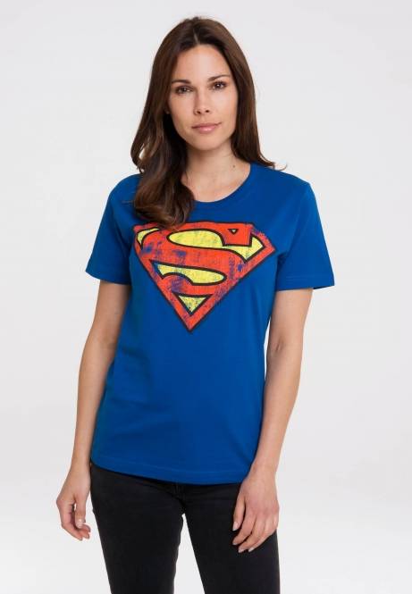 Logoshirt Superman - Logo - DC Comics - T-Shirt Print - Damen Zeitbegrenzte Promotion