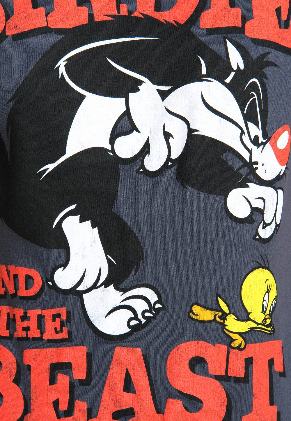 Logoshirt Looney Tunes - Sylvester & Tweety - Birdie & The Beast - T-Shirt Print - Damen Vierteljährliche Förderung