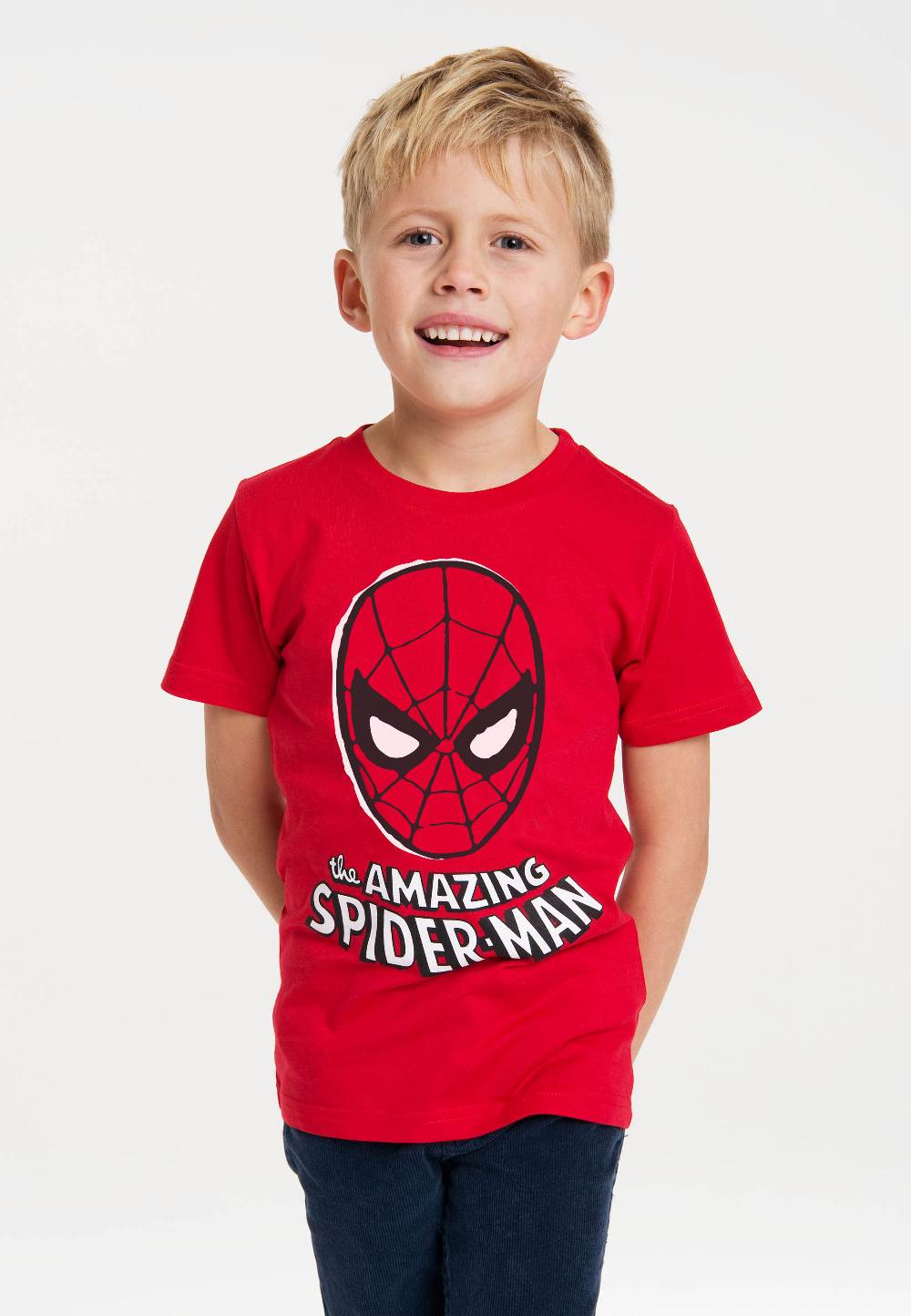 Logoshirt Spider-Man - Maske - Marvel Comics - Bio - T-Shirt Print - Kinder Nur noch ein Tag übrig