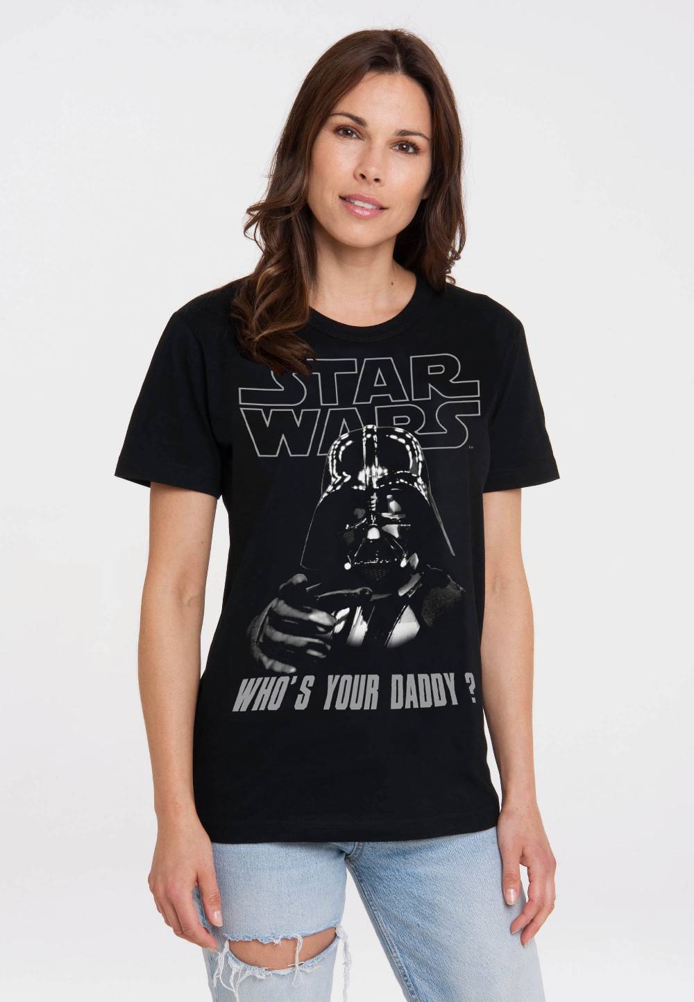 Logoshirt Star Wars - Darth Vader - Who´s Your Daddy? - T-Shirt Print - Damen 50% Rabatt mit kostenlosem Versand