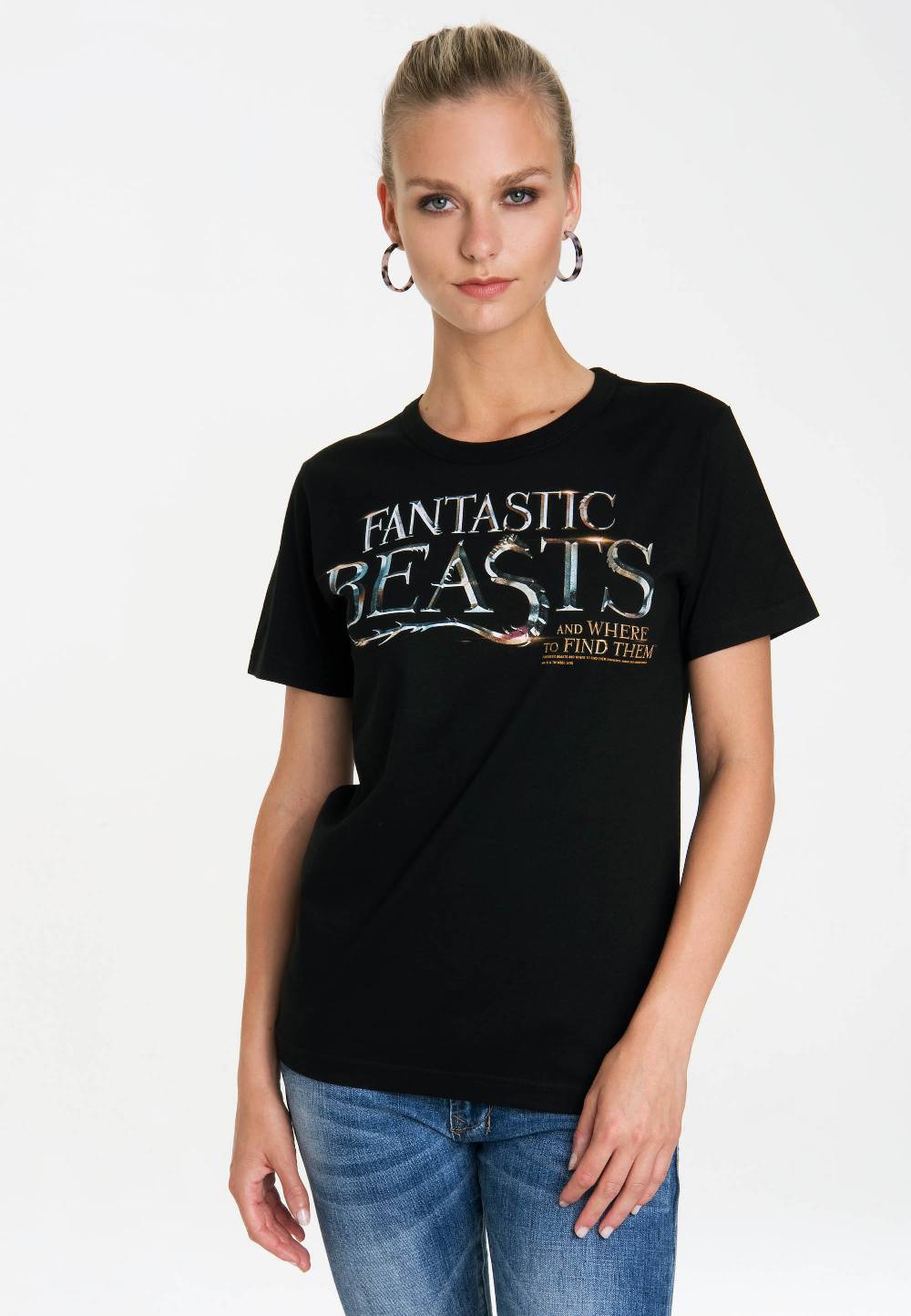 Logoshirt Phantastische Tierwesen - Fantastic Beasts - Logo - T-Shirt Print - Damen Black Friday Preise