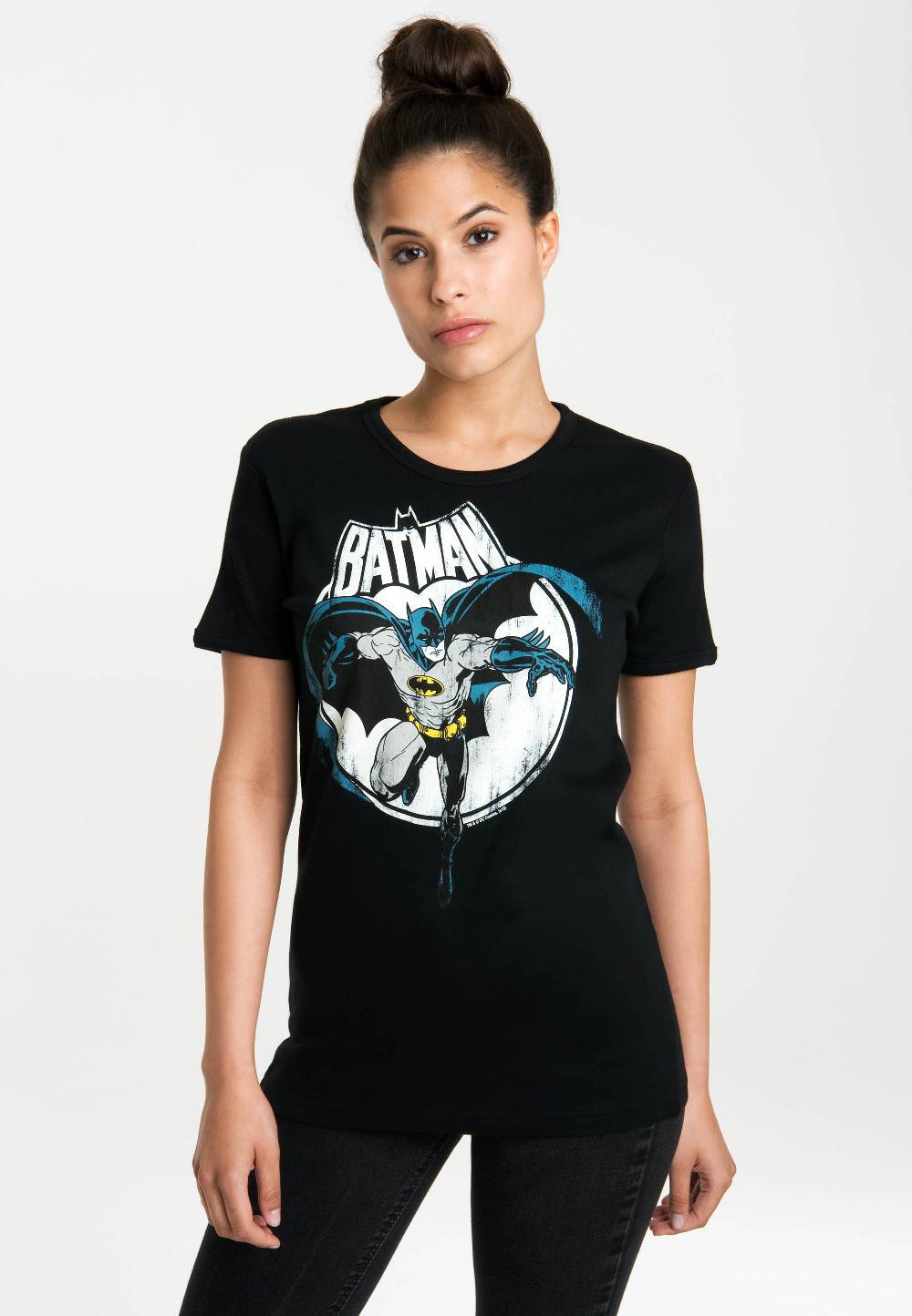 Logoshirt Batman - Vollmond - DC Comics - T-Shirt Print - Damen Rabatte dieses Monats