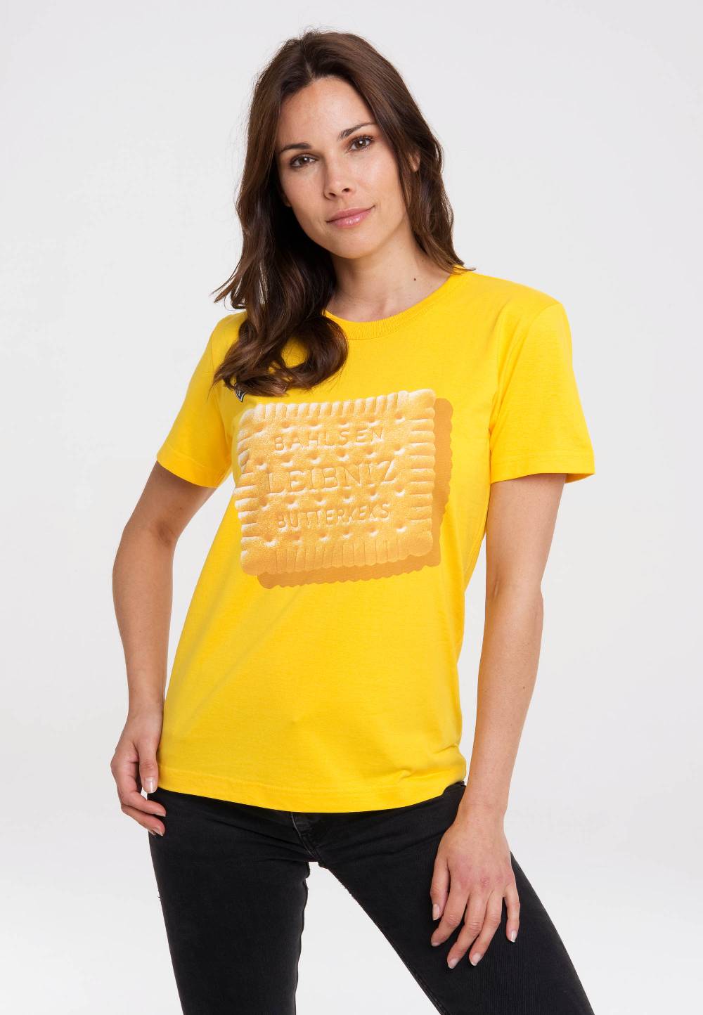 Logoshirt Leibniz - Keks - Logo - T-Shirt Print - Damen Outlet
