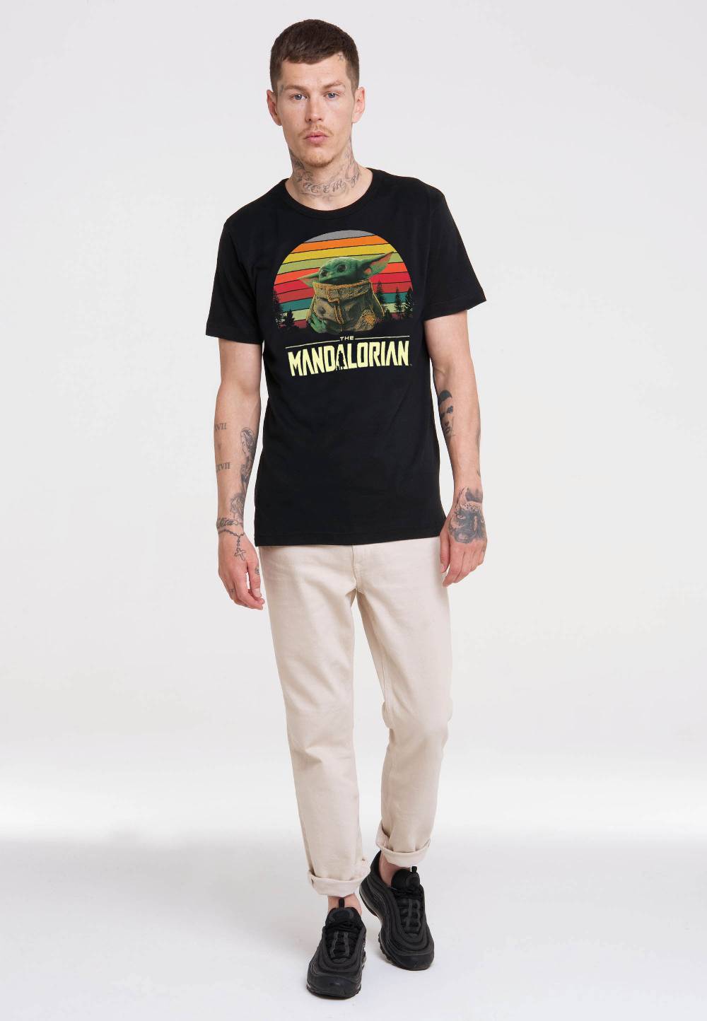 Logoshirt Star Wars - The Mandalorian - Baby Yoda - T-Shirt Print - Herren Blitzverkäufe