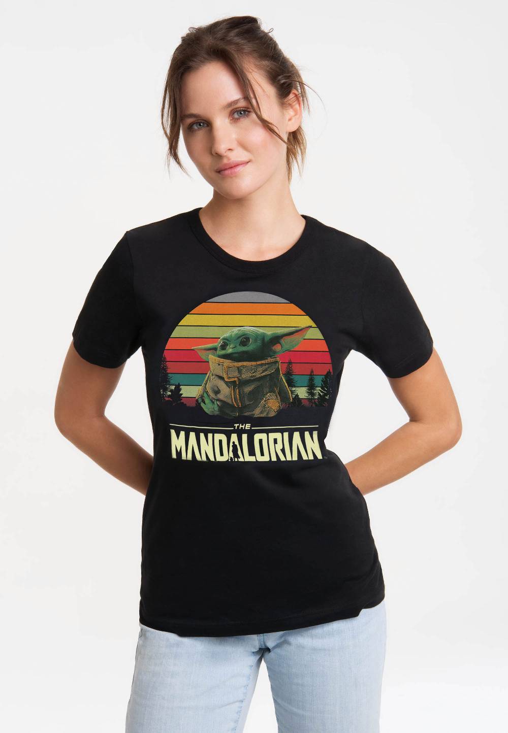 Logoshirt Star Wars - The Mandalorian - Baby Yoda - T-Shirt Print - Damen Preisnachlass