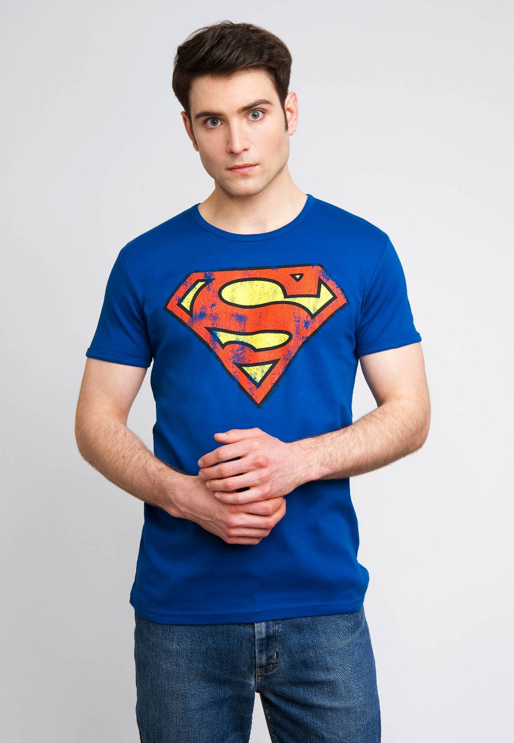 Logoshirt Superman - Logo - DC Comics - T-Shirt Print - Herren Osterangebot