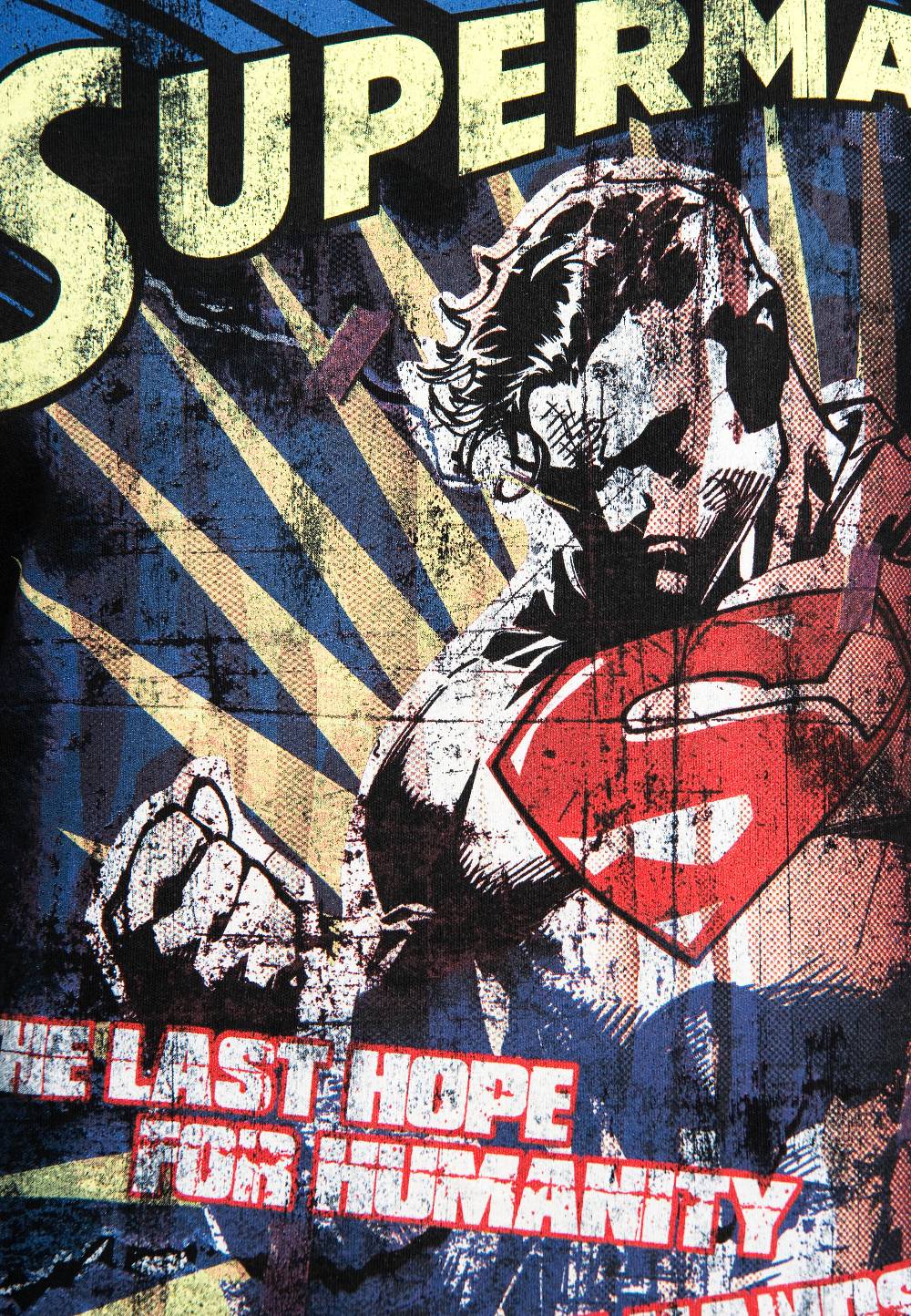 Logoshirt Superman - Letzte Hoffnung - DC Comics - T-Shirt Print - Herren Muttertagsangebot
