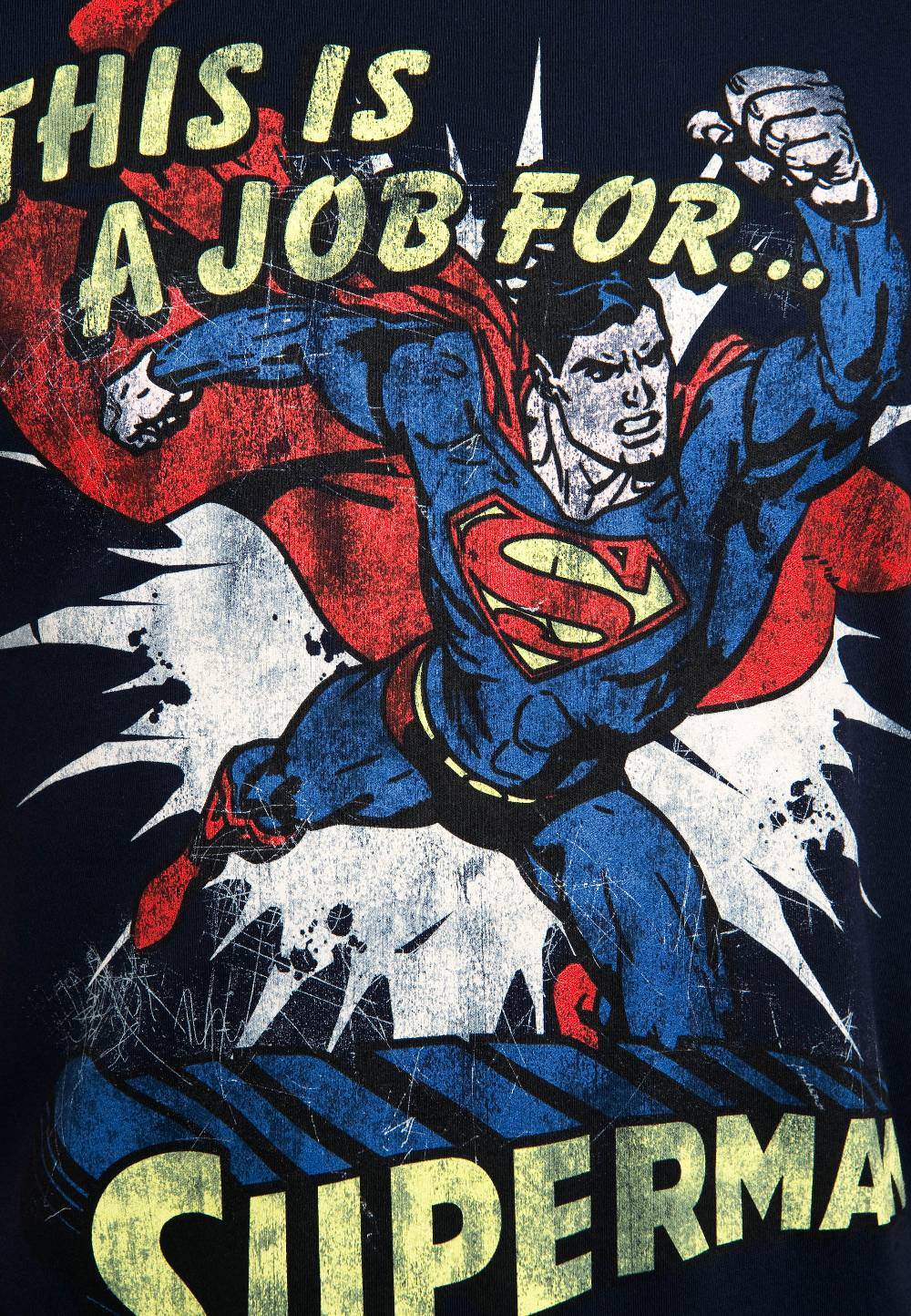 Logoshirt Superman - This Is A Job - DC Comics - T-Shirt Print - Herren Vatertagsangebot