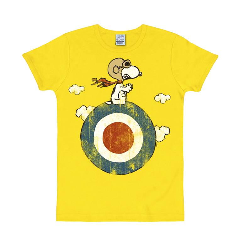 Logoshirt Peanuts - Snoopy - Pilot - Target - T-Shirt Print - Herren Valentinstagsangebot